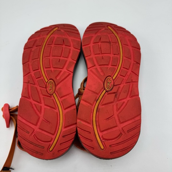 Chaco ZX2 Women’s Sandals Coral Orange Pink Strappy Athletic Hiking Water Size 7 - Picture 6 of 7